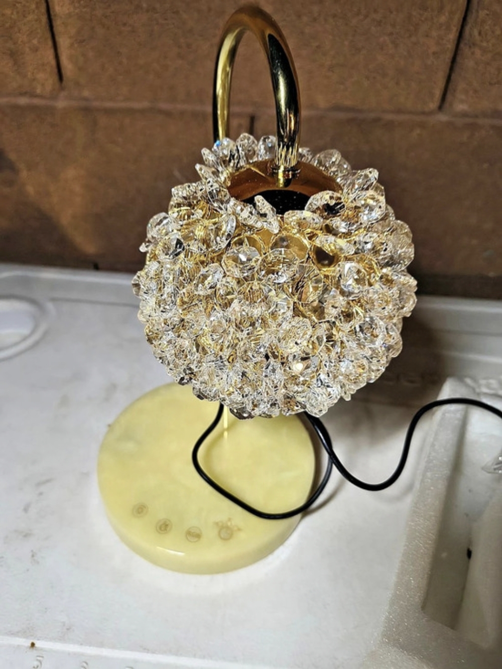 Crystal Ball Hanging Lamp